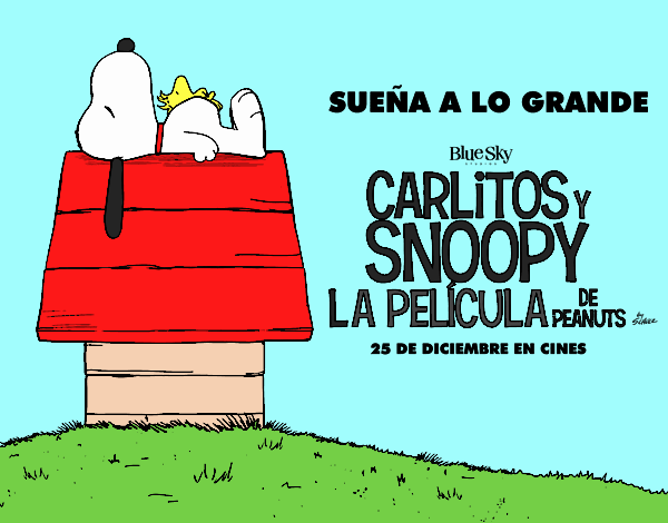 Snoopy y Charlie Brown peanuts la pelicula