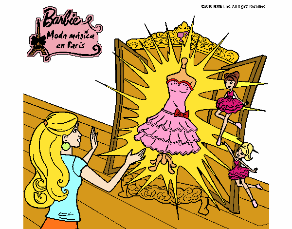 El vestido mágico de Barbie