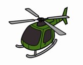 Helicóptero volando