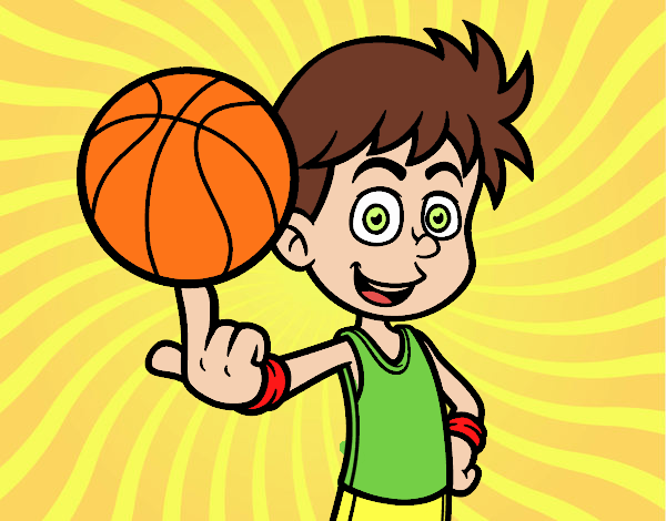 Jugador de baloncesto junior