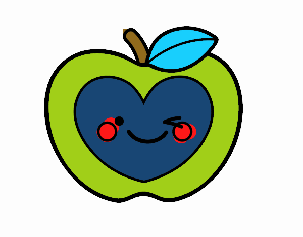 Manzana sonriente