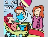 Niño en el dentista