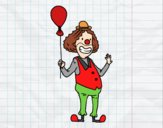 Payaso y globo