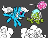 Rainbow Dash y la tortuga tanque