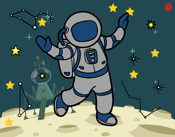 astronauta en el espacio 