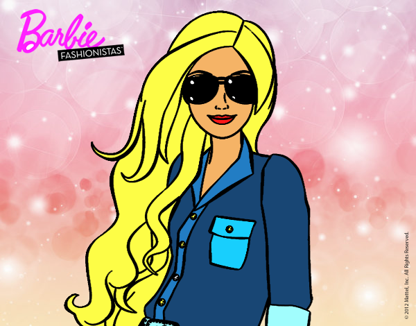 Barbie con gafas de sol