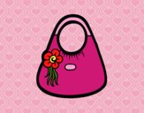 Bolso con flor