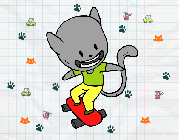 Gato skater