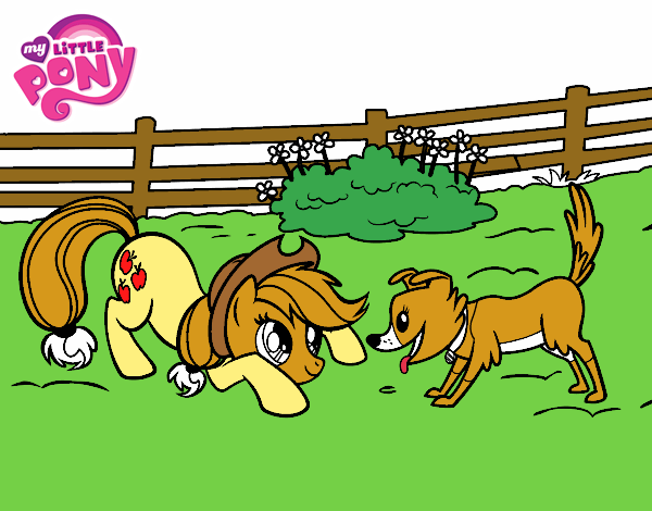 Applejack y Winona