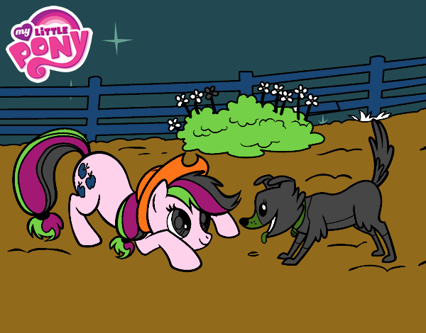 Applejack y Winona