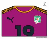 Camiseta del mundial de fútbol 2014 de Costa de Marfil