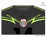 Camiseta del mundial de fútbol 2014 de México