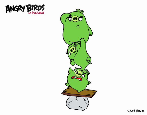 Cerdos verdes de Angry Birds