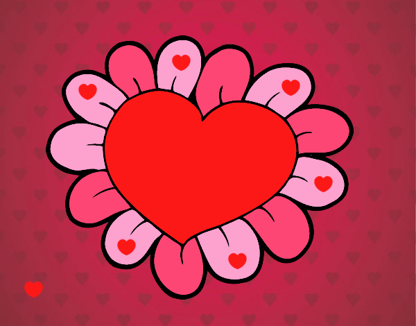 Corazón flor