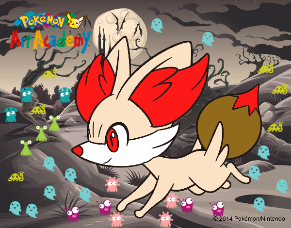 Fennekin corriendo