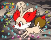 Fennekin corriendo