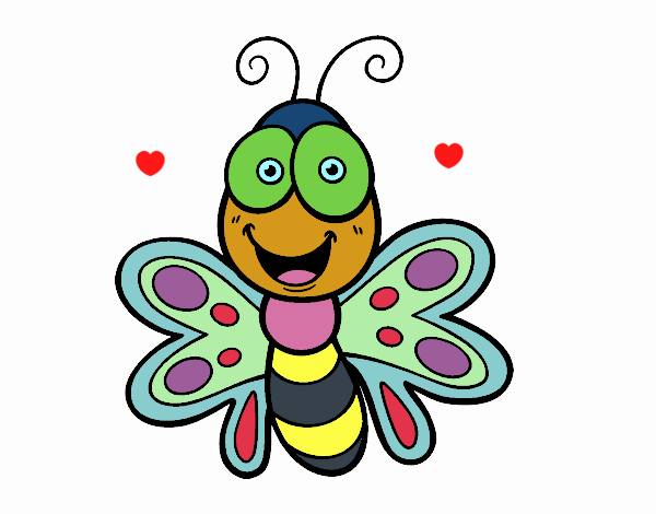 Mariposa sonriente