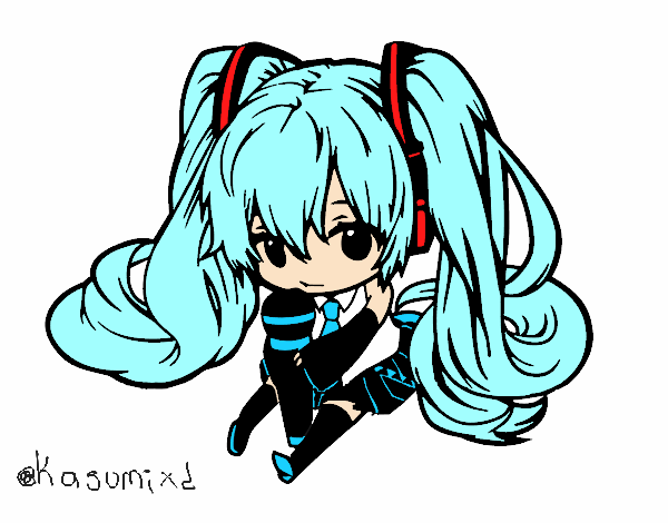 Miku Chibi vocaloid