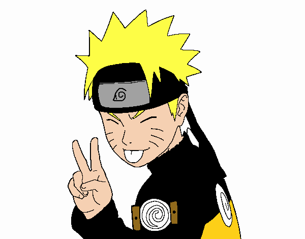 Naruto sacando lengua