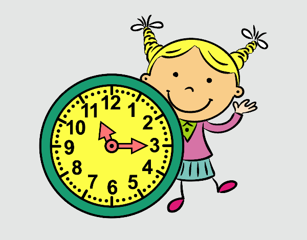 Niña con reloj