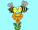 Pareja de abejas