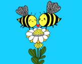 Pareja de abejas