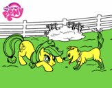 Applejack y Winona