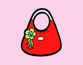 Bolso con flor