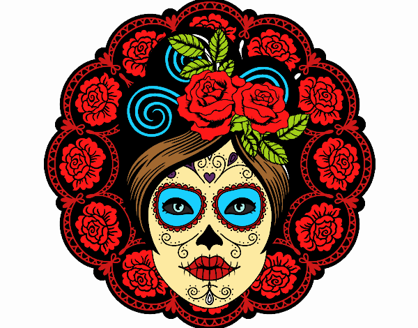 Calavera mejicana femenina