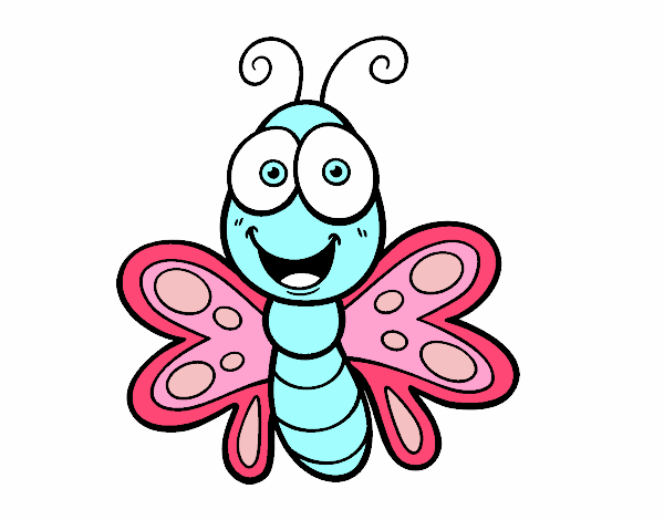 Mariposa sonriente