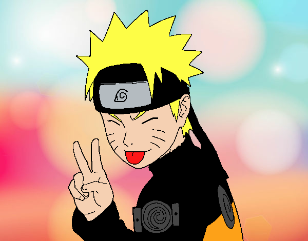 Naruto sacando lengua