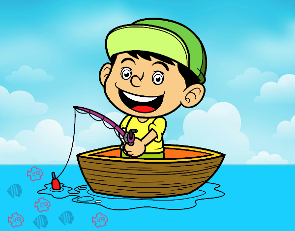 Niño pescando