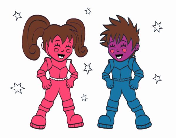 Niños astronautas