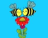 Pareja de abejas