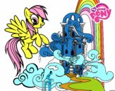 Rainbow Dash en su palacio