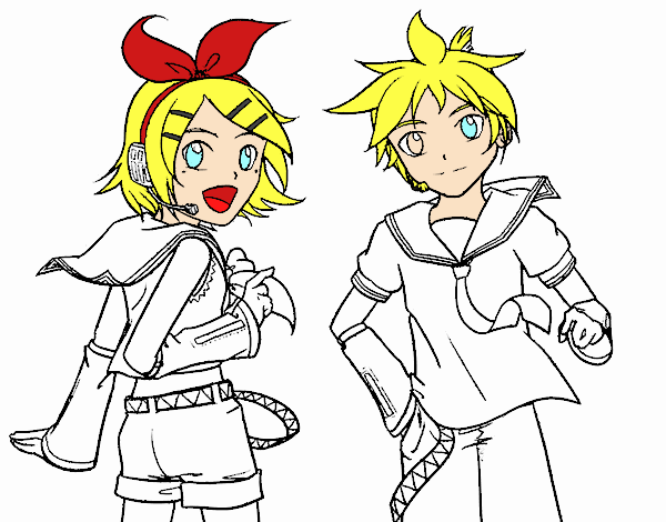 Rin y Len Kagamine Vocaloid