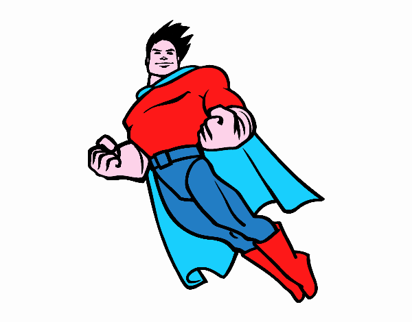 Superman volando