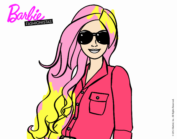 Barbie con gafas de sol