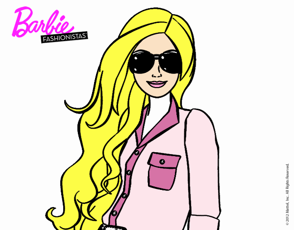 Barbie con gafas de sol