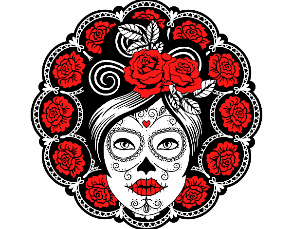 Calavera mejicana femenina