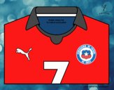 Camiseta del mundial de fútbol 2014 de Chile