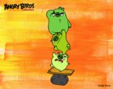 Cerdos verdes de Angry Birds