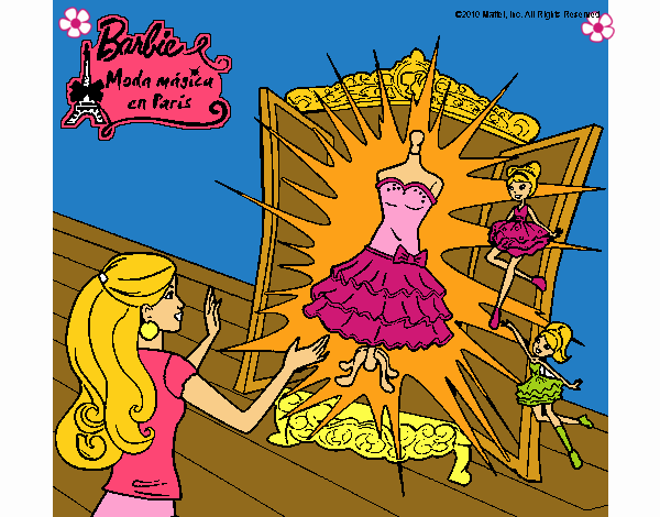 El vestido mágico de Barbie