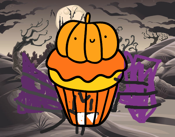 Halloween cupcake