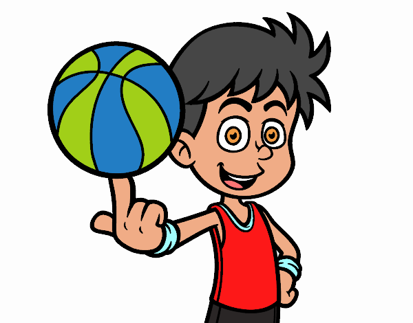 Jugador de baloncesto junior