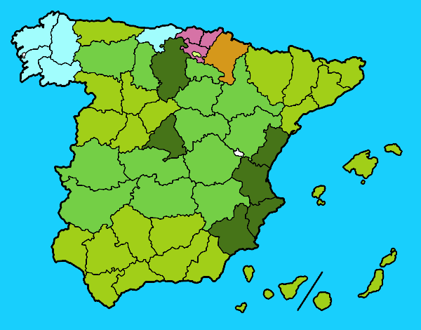 MAPA  DE  ESPAÑA 