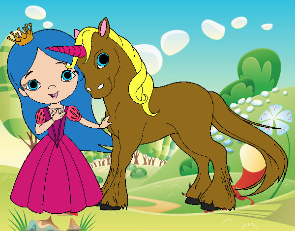 la  princesa  y   el  caballo