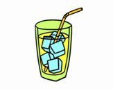 Un vaso de refresco