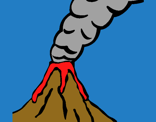 Dibujo de volcan pintado por en  el día 04-10-21 a las 11:38:50.  Imprime, pinta o colorea tus propios dibujos!