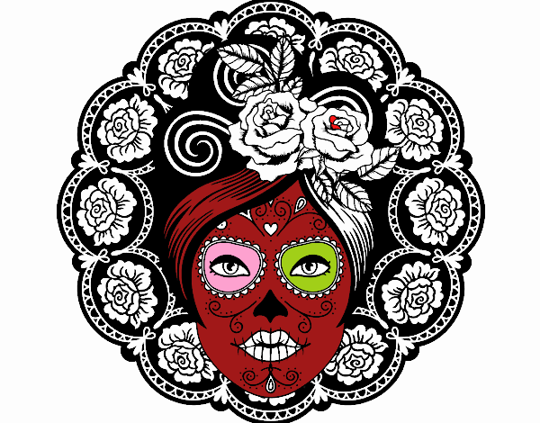 Calavera mejicana femenina